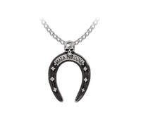 Alchemy England Pendant - Mala Fortuna Skull Horseshoe Gothic Talisman Necklace