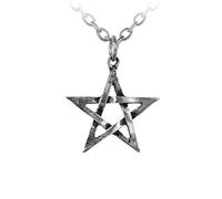 Alchemy England - Pentagram Silver - Necklace - grey - Onesize - Pewter,Metal Alloy Onesize
