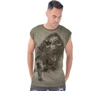 Alchemy England Scream Men's Top Vest green L