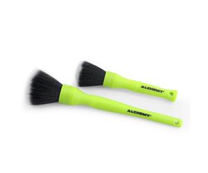 Alchemy GLO Brush Set | Glo in the dark car detailing brushes (Green)