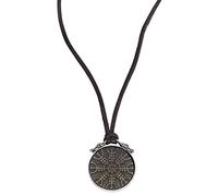 Alchemy Gothic Aegishjalmur Men Necklace Silver-Coloured, Pewter,
