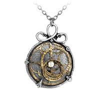 Alchemy Gothic Anguistralobe Necklace silver coloured Onesize