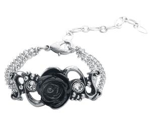 Alchemy Gothic Bacchanal Rose Bracelet silver coloured Onesize