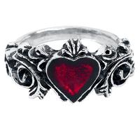 Alchemy Gothic Betrothal Ring silver coloured S