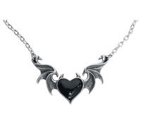 Alchemy Gothic BlackSoul Necklace black silver