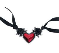 Alchemy Gothic Bloodheart Rose Pewter Pendant