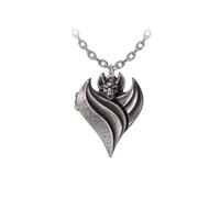 Alchemy Gothic Darken Heart Locket Necklace multicolor Onesize