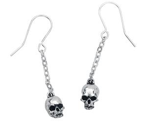Alchemy Gothic Deadskull Earrings Earrings silver coloured Onesize