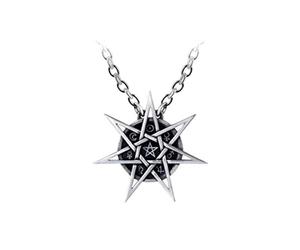 Alchemy Gothic Eleven Star Pewter Pendant