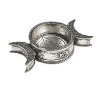 Alchemy Gothic England - Triple Moon Trinket Dish & Candle Holder