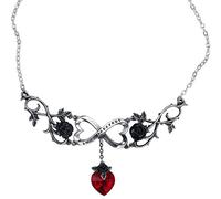 Alchemy Gothic Infinite Love Necklace Silver-Coloured