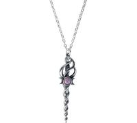 Alchemy Gothic Lunacorn Wand Necklace silver coloured Onesize