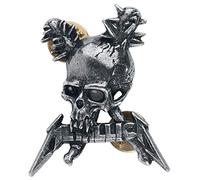 Alchemy Gothic Metallica: Damage Inc. Skull Metal Pin Badge