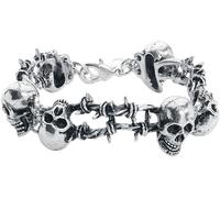 Alchemy Gothic No Man's Land Bracelet silver coloured
