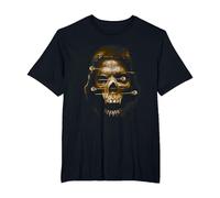 Alchemy Gothic Occult Pierced Skull T-Shirt, Men's Big and Tall, Black, 4X Tall