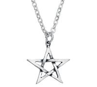 Alchemy England - Pentagram Silver - Necklace - grey - Onesize - Pewter,Metal Alloy Onesize