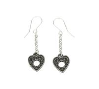 Alchemy Gothic Planchette Women's Earring black/silver, Pewter