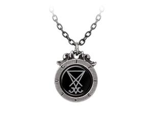 Alchemy Gothic Seal of Lucifer Pendant