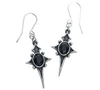 Alchemy Gothic Star Earrings Women Earrings Silver-Coloured, Pewter,