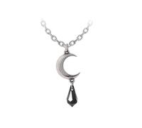 Alchemy Gothic Pendant - Tears of the Moon - Black