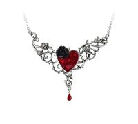 Alchemy Gothic The Blood Rose Heart Pendant