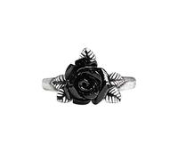 Alchemy Gothic Token of Love Women Ring Silver-Coloured XXS, Pewter,