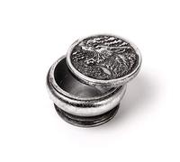 Alchemy Gothic - Trinket/Keepsake Box - Hour of the Wolf - Antique Silver Effect