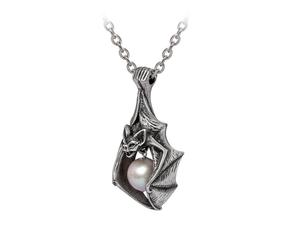 Alchemy Gothic Vampire's Eye Necklace silver coloured Onesize