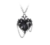 Alchemy Gothic Witch Heart Pendant -Brand New