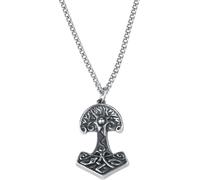 Alchemy Gothic Yggdrasil - Viking World Tree Necklace silver coloured