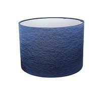 Alchemy Indigo Drum Lampshade (30cm Ceiling Pendant, White Lining)