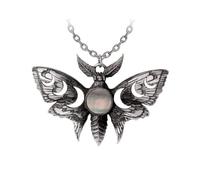 Alchemy Gothic Pendant – Lunar Moth – Pewter