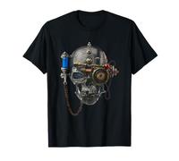 Alchemy Necronaut Gothic Steampunk Skull T-Shirt