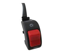 Alchemy Parts 2-Position Metal Mechanical Switch, Push Button Actuator, ON-OFF Operation, Fits 1" Handlebars