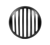 Alchemy Parts 5.75" INCH Grill Guard Metal Headlight Cover for Scrambler Brat Motorbike Motorcycle Lights (Black Grill Cover)