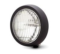 Alchemy Parts 5 Inch 127mm Matt Black Motorcycle Headlight for Custom Classic Cruiser Roadster Cafe Racer Street Bikes | Bottom Mount