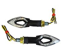 Alchemy Parts Black LED Indicators E Marked Universal Fit for Most Motorcycles