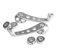 Alchemy Parts Car Window Winder Crank Handle Wagon Door Front or Rear Aluminum Universal Ideal for Classic Car Van Pick Up Truck 2pcs