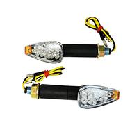 Alchemy Parts Motorbike Arrow LED Replacement Indicators 2 pcs Long Stem Stalk Amber Tip for Most Motorcycles and Scooters Front or Rear