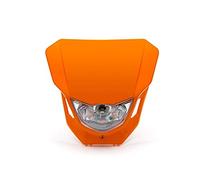 Alchemy Parts Motorbike Headlight - Supermoto & Streetfighter - Orange - 12V 35W