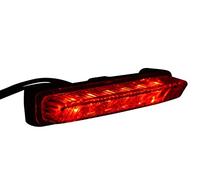 Alchemy Parts Motorbike Rear Stop Tail Brake Light LED with Clear Lens Slim Small Discreet - Suitable for Custom Chopper Mudguard/Rear Bodywork