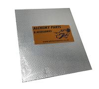 Alchemy Parts Motorcycle Heat Shield Sheet Stick On Self Adhesive for Exhaust Engine Motor Motorbike Race Bike Car Reflective Heat Deflector Protection (Single Sheet 40cm x 33cm)