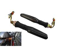 Alchemy Parts Slim Line Motorbike LED Indicators with Single Row LEDS - PAIR