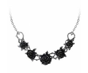 ALCHEMY ROSE BRIAR CHOKER NECKLACE Gothic Black Roses