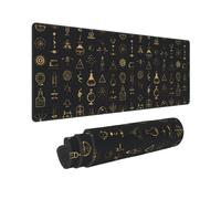 Alchemy Symbols Print Mouse Pad Large Mouse Pad for Desk, Non-Slip Gaming Mousepad 12x31.5in