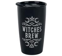 Alchemy England 1977 Witches Brew Unisex Mug White-Black, Ceramics,