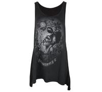 Alchemy Women's Demon Drink Vest Top in Dark Grey | Size: Medium Alchemy Dark Grey M