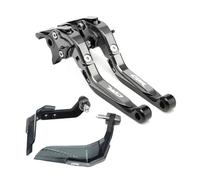 ALCHENY Motorcycle Adjustable Brake Clutch Levers for CBR650F 2014-2025 Motorcycle CNC Brake Clutch Lever Combination Handle Rubber Guard(MM-2)
