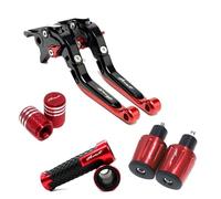 ALCHENY Motorcycle Adjustable Brake Clutch Levers for HON@&DA CB600F/CB650F Hornet CB 600F 650F Hornet 2007-2013 Motorcycle CNC Brake Clutch Lever Combination Handle Rubber Guard(8)
