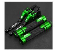 ALCHENY Motorcycle Adjustable Brake Clutch Levers for Ka&@wasaki ER6F 2006 2007 2008 NINJA650R Motorcycle Adjustable Brake Clutch Lever Foldable Handle Hand Grips Set Accessories(12)